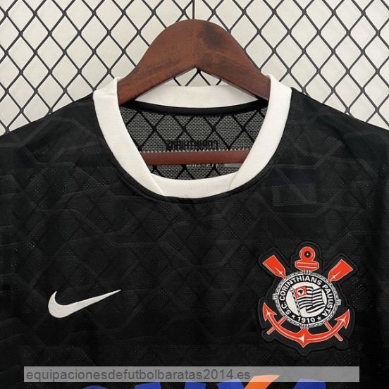 Nuevo 2ª Camiseta Corinthians Paulista Retro 2012 2013 Negro Baratas